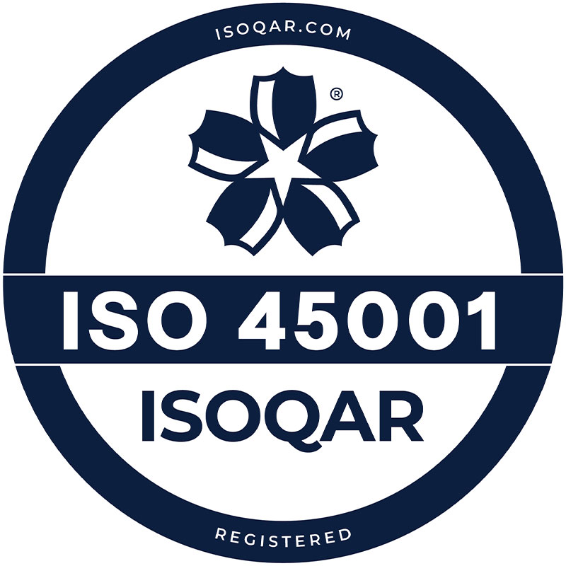 ISOQAR ISO 45001 seal